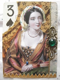 AACG: Three of Spades Altered Playing Card