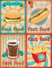 WIYM:  Hand Made Post Card  Favorite Food