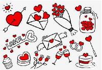 Cricut Stickers & a Valentine’s Day card #3