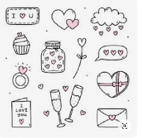 Cricut Stickers & a Valentine’s Day card #6
