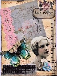 VJP: Creative Collage 4x6-inch Journal Page