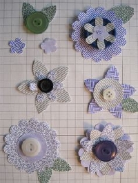 Paper Flowers from Security Envelopes