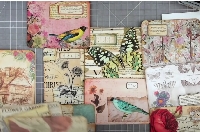YTPC:  Simple Journal Cards from Scraps