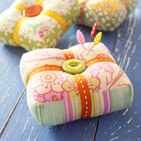 Patchwork Pincushions - Square ones!