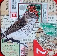 VC: Inkbox bird cards part 2 bluebird & blue jay