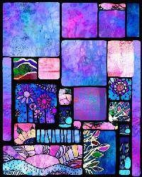 PC: Purple Mosaic (Collage) ATC