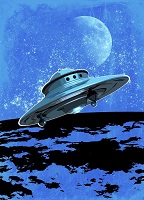 UFO Day Postcard