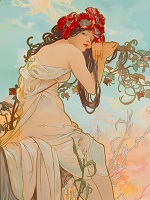 NYUP: Art Nouveau Postcard