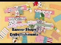 SCRAPBUSTER #4  Banner Layered Embellies