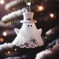 Ghost Ornament Swap Series #10 (Last one)