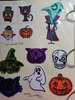 Die Cuts Swap #1 - Halloween USA