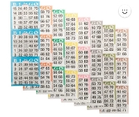 Used Bingo Sheets