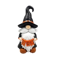 GGS: gnome on a halloween card -INTL