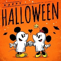 Disney Halloween Greeting Card 🎃