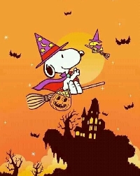 Snoopy Halloween Greeting Card 🎃