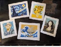 🧵 🖼 CROSS STITCH-MINIATURE ART MASTERPIECES #2