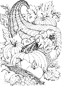 Thanksgiving/Harvest Coloring-USA