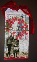 Christmas Tim Holtz Layered Tag