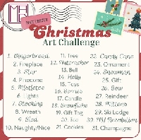 Join Pinkeraser Christmas Art Challenge