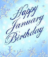 January Birthday Cards