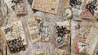 junk journal scrap clusters