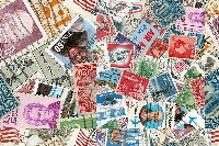 USATC: Used Postage Stamp Background ATC