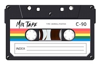 I made you a mix tape: Ink Box Cards