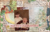 CS: Scrapbook page (postcard size)
