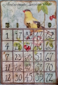 6th Annual Garden Fete BINGO Game