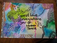 WIYM: Hand Drawn/Painted Postcard June
