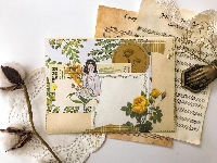 Cottage Core mail art #3