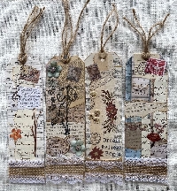 Collage and Decoupage Book Mark- July 2025