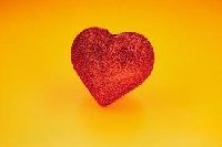 AAAMA ~ Postcard Orange and Red