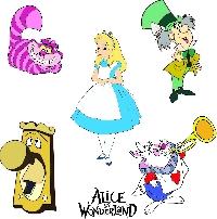 Alice in Wonderland ATC-Alice