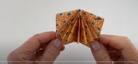 BC: One page book with triangular pages