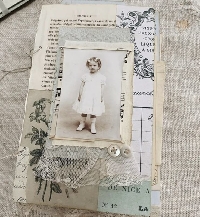 VJP: Vintage Journal Card in Neutral Colors 