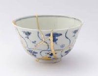 YTPC: Kintsugi Inspired Collaged Postcard INTL