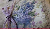 YTPC: Embellished Book Page Pockets