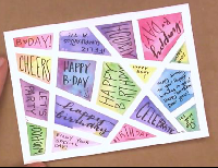 Easy Peasy Watercolor Postcard #7