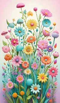 Greeting Card with Stickers #10