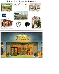 SIGN UP TO WIN 2 USED POSTCARDS OF SHOPS  