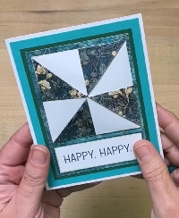 Pinwheel Card Technique