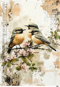 MFF: Fabulous Birds Inkbox Card Boooklet, Part 3
