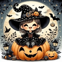 Halloween Card With Stickers #2 - USA 