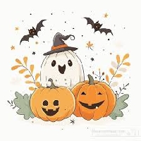 Halloween happiness profile decorations 