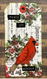 MFF:  Holiday Bird Tag