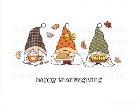 Upcycled Thanksgiving Card PC # 5