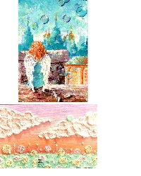 SIGN UP TO WIN 2 USED 3D ART POSTCARDS