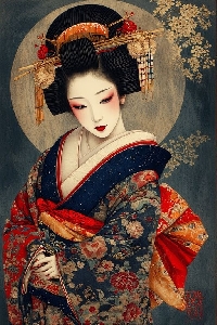 AACG: Inkbox Card Booklet-Geisha/Asian, Part 8