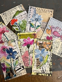 VC: Collage/Mixed Media Index Card Series, Part 1